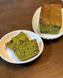 濃厚な抹茶黒豆パウンドケーキ
