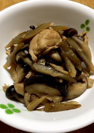 鶏ごぼうきのこたっぷり♪-レシピのメイン写真