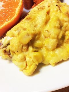 濃厚〜コーンとチーズのオムレツ-レシピのメイン写真