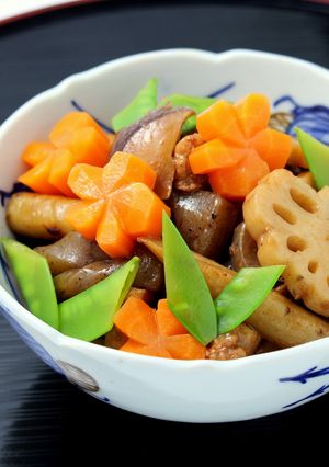 簡単お惣菜♪型なし❀梅にんじん❀の作り方-レシピのメイン写真