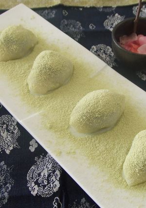 お花見に♪簡単！うぐいすもち-レシピのメイン写真