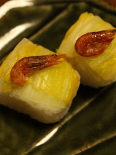 完全無添加・砂糖なし!白菜の漬物寿司!-レシピのメイン写真