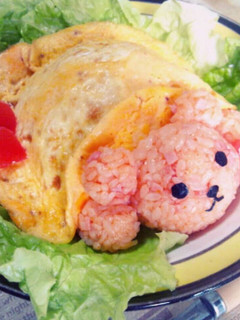 くまさんオムライス-レシピのメイン写真