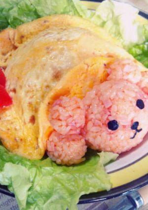くまさんオムライス-レシピのメイン写真