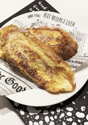 放置して焼くだけバケットフレンチトースト-レシピのメイン写真