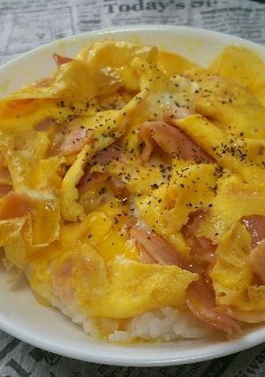 カロリー控えめ★ベーコンオムライス♡-レシピのメイン写真