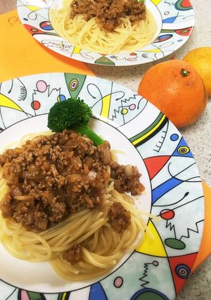 うちのお母さんのミートスパゲッティ-レシピのメイン写真