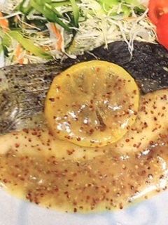 サワラのレモンマスタードソース-レシピのメイン写真
