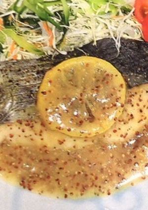 サワラのレモンマスタードソース-レシピのメイン写真