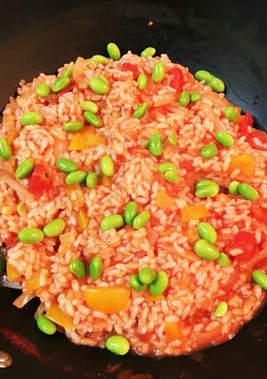 お野菜のみのトマトリゾット♪-レシピのメイン写真