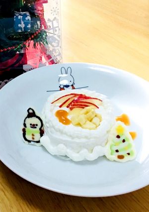 パンとヨーグルトで安心✩赤ちゃんケーキ♡-レシピのメイン写真
