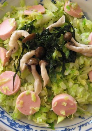 栄養バランスまる!ガーリックホットサラダ-レシピのメイン写真