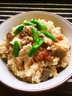 煮しめ&切餅の残り⇒餅おこわ炊き込みご飯-レシピのメイン写真