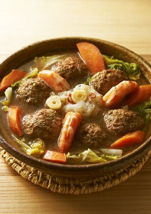 どでか肉団子の火鍋風-レシピのメイン写真