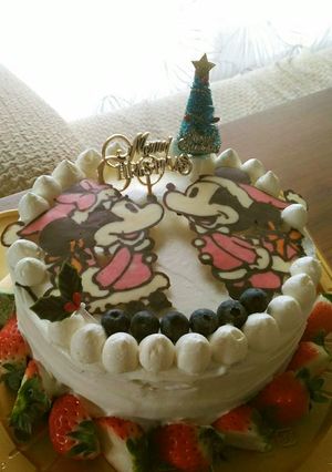 ミッキーキャラケーキ-レシピのメイン写真