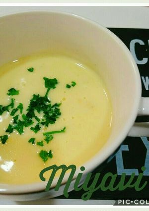 市販のコーンスープをさらに美味しく♡-レシピのメイン写真