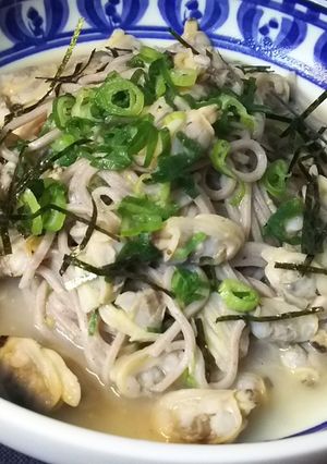 和ソバあさりバター-レシピのメイン写真