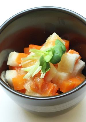 長いもとにんじんのたらこ和え-レシピのメイン写真