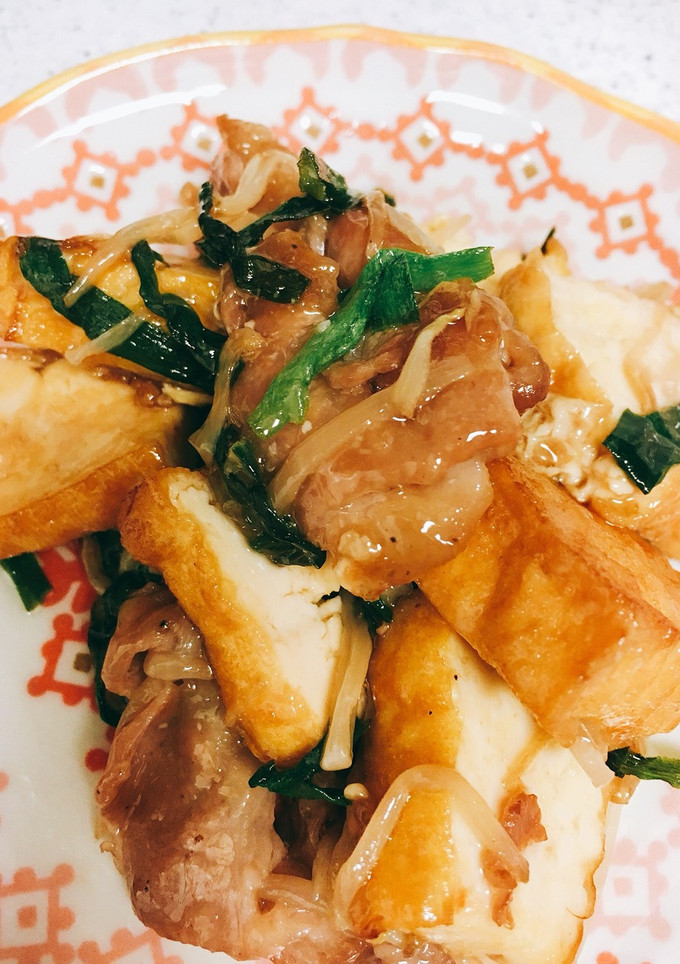 豚と厚揚げと野菜の炒め物-レシピのメイン写真