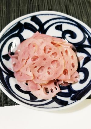 レンコンの梅酢煮-レシピのメイン写真
