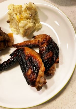 簡単！手羽先のグリルBBQ-レシピのメイン写真