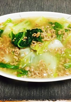 白菜と豚ひき肉のトロトロ中華炒め♪-レシピのメイン写真