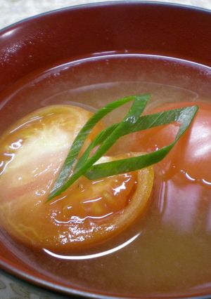 トマトのお味噌汁-レシピのメイン写真