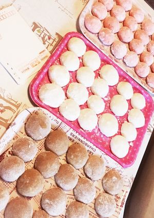 おうちで作り立て三色お餅♪-レシピのメイン写真