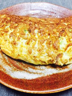 簡単!ふわふわ納豆オムレツ♪-レシピのメイン写真