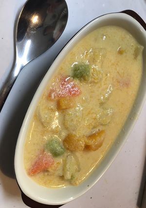 バターナッツかぼちゃと野菜の豆乳スープ-レシピのメイン写真