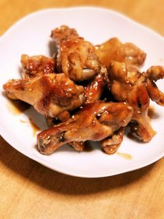 時短!ポン酢がポイント!手羽元の甘辛煮-レシピのメイン写真