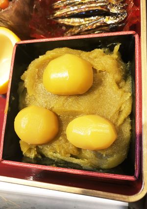 簡単おせちフードプロセッサーで栗きんとん-レシピのメイン写真
