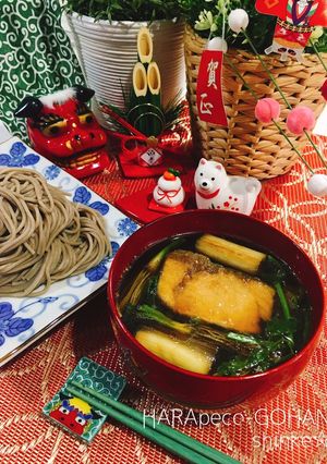 年越しに☆鰤のつけ蕎麦。-レシピのメイン写真