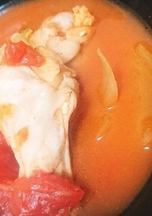 手羽元昆布トマト煮込み-レシピのメイン写真