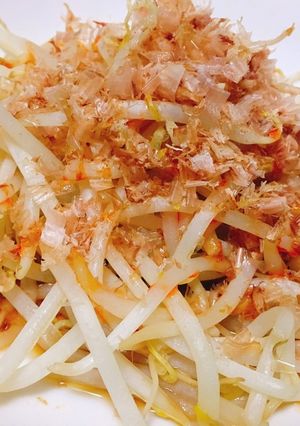 ３分で出来る！もやしのポン酢おかか-レシピのメイン写真
