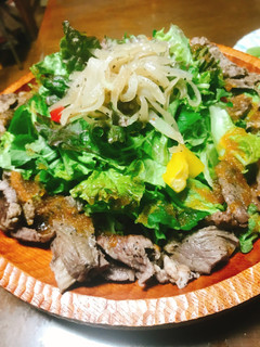 牛ステーキのおろしポン酢サラダ♩-レシピのメイン写真