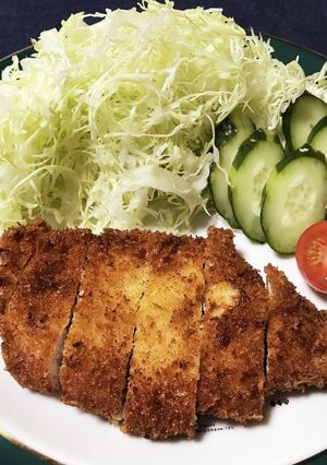 簡単な衣つけ♪今日はトンカツ-レシピのメイン写真