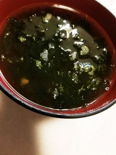 しいたけとアオサのお吸い物-レシピのメイン写真