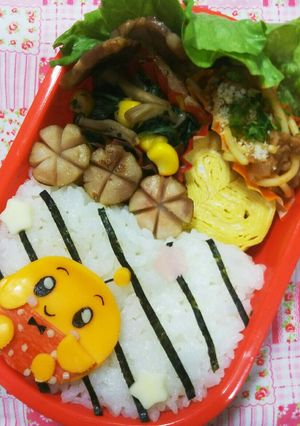 キャラ弁⭐プリプリちぃちゃん-レシピのメイン写真