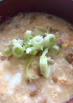 楽ちん納豆雑炊。-レシピのメイン写真