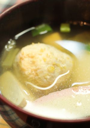 簡単！ゆず香る鶏団子のお雑煮！-レシピのメイン写真