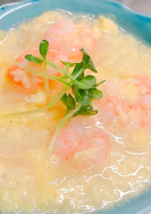 簡単!白菜と小エビの中華風 卵あんかけ-レシピのメイン写真