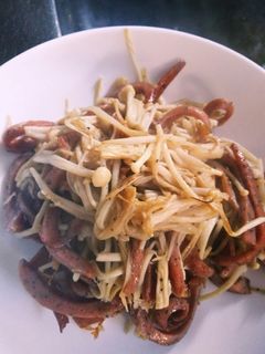ゴマの風味・ウインナーとエノキ炒め-レシピのメイン写真