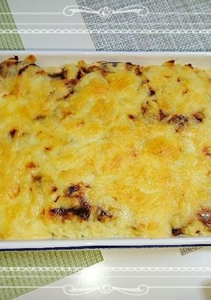 海苔の佃煮とマッシュポテトのチーズ焼♡-レシピのメイン写真