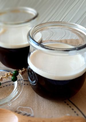 香るドリップコーヒーゼリー!アーモンドミルクがけ-レシピのメイン写真