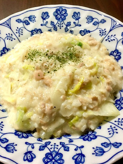 白菜とツナのリゾット-レシピのメイン写真