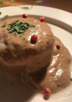 大根おでんのポルチーニソース掛け-レシピのメイン写真