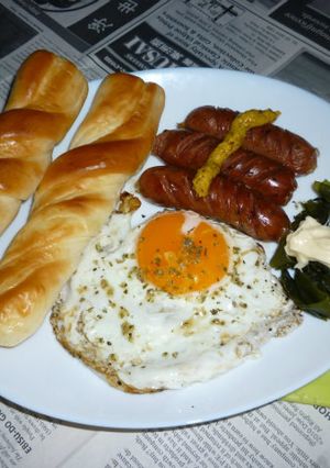 ニトスキで作るシンプルな朝食-レシピのメイン写真