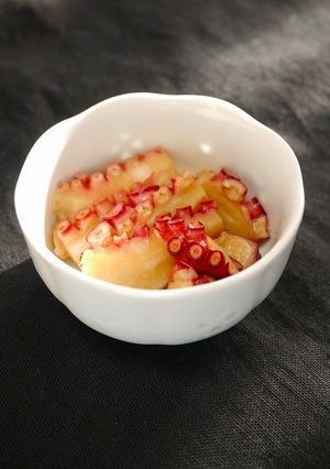 簡単お節！黒酢だこ☆蒸しだこリメイク-レシピのメイン写真