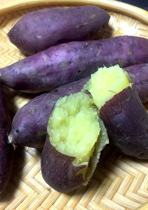 圧力鍋であっという間のふかし芋-レシピのメイン写真